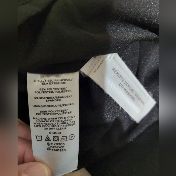 NWT Ann Taylor LOFT black dress Size 6 - Picture 4 of 5